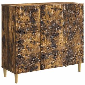 Servírovacia skriňa Dymový dub 89 x 34,5 x 80 cm