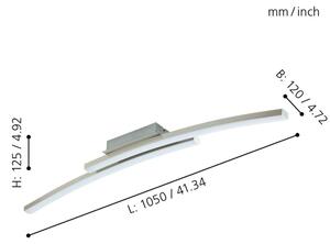 Eglo 97909 - RGB LED stmievateľný prisadený luster FRAIOLI-C LED/34W/230V