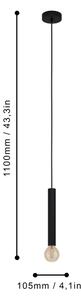 Eglo 98056 - Luster na lanku CORTENOVA 1xE27/60W/230V