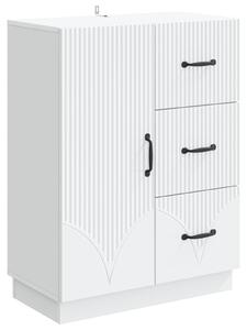Servírovacia skriňa Biela 66 x 34,5 x 87 cm Kompozitné drevo
