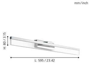 Eglo 97966 - LED Nástenné svietidlo PALMITAL LED/10W/230V