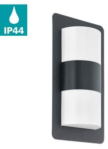 Eglo 98086 - Vonkajšie nástenné svietidlo CISTIERNA 2xE27/10W/230V antracit IP44