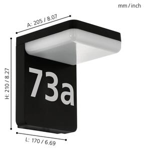 Eglo 98091 - LED Domové číslo AMAROSI LED/11W/230V IP44