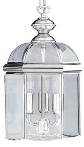 Závesná lampa Arlind, Ø 22 cm, chróm