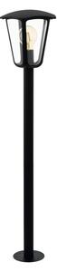 Eglo 98123 - Vonkajšia lampa MONREALE 1xE27/60W/230V IP44 výška 995 čierna