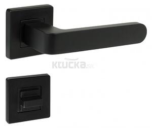 K02 WC kľučka na dvere čierna, Čierna