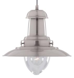 Závesná lampa Fisherman Ø 32 cm v striebornej