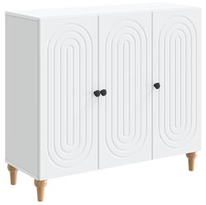 Servírovacia skriňa Biela 89 x 34,5 x 80 cm Kompozitné drevo