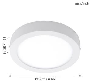 Eglo 98171 - LED stmievateľné vonkajšie svietidlo ARGOLIS-C LED/16,5W/230V IP44