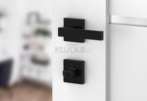 K03 WC kľučka na dvere čierna IT LINE, Čierna
