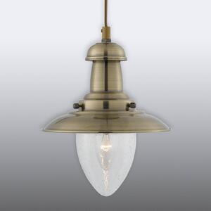 Závesná lampa Fisherman Ø 18 cm v mosadznej