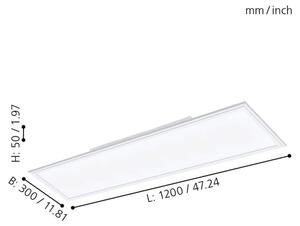 Eglo 98205 - LED Stmievateľný panel SALOBRENA-A LED/30W/230V + diaľkové ovládanie