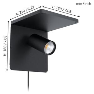 Eglo 98263 - LED Nástenné svietidlo CIGLIE 1xGU10/5W/230V