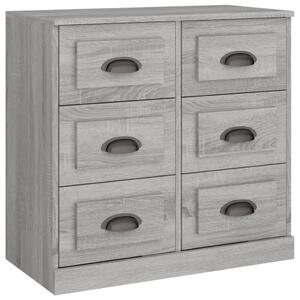 Komoda sivá sonoma 70x35,5x67,5 cm spracované drevo