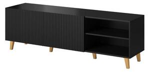 TV stolík 150 cm CRATO - čierny