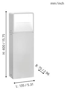 Eglo 98267 - LED Vonkajšia lampa DONINNI LED/6W/230V IP44