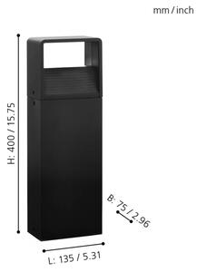 Eglo 98271 - LED Vonkajšia lampa DONINNI LED/5W/230V IP44