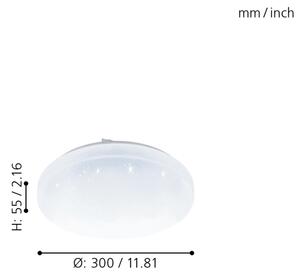 Eglo 98294 - LED Stmievateľné kúpeľňové svietidlo FRANIA-A LED/12W/230V IP44 + DO