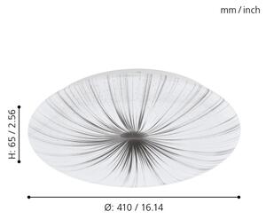 Eglo 98325 - LED Stropné svietidlo NIEVES LED/19,5W/230V