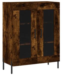 Komoda dymový dub 69,5x34x90 cm kompozitné drevo