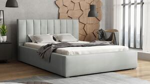 Manželská posteľ s roštom 140x200 TARNEWITZ 2 - svetlá šedá