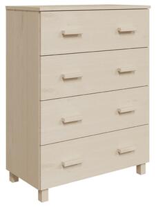 Komoda HAMAR, medovo hnedá 79x40x103,5 cm, borovicový masív