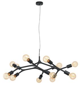 Eglo 98347 - Luster na lanku BOCADELLA 12xE27/60W/230V