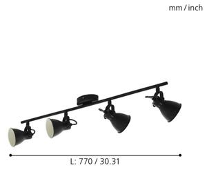 Eglo 98408 - LED Bodové svietidlo SERAS 4xLED/3,3W/230V
