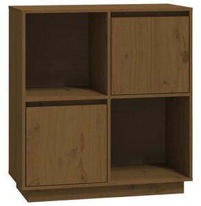 Komoda medovo-hnedá 74x35x80 cm masívne borovicové drevo