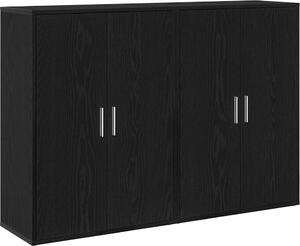 Servírovacia skriňa 2 pcs Čierny dub 60 x 31 x 84 cm