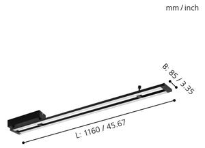 Eglo 98491 - LED stmievateľné stropné svietidlo AMONTILLADO LED/27W/230V