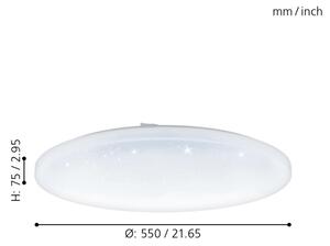 Eglo 98448 - LED Stropné svietidlo FRANIA LED/49,5W/230V