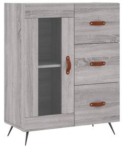 Komoda sivý dub sonoma 69,5x34x90 cm kompozitné drevo