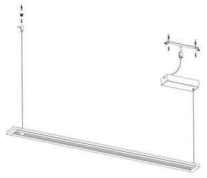 Eglo 98492 - LED Luster na lanku AMONTILLADO LED/27W/230V