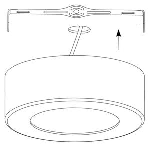 Eglo 98559 - LED RGB Stmievateľné stropné svietidlo FUEVA-C LED/21W/230V