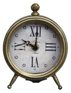 Mosadzné antik stolné hodiny Antique Paris - 11 * 5 * 14 cm / 1 * AA - Chic Antique