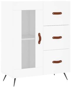 Komoda biela 69,5x34x90 cm kompozitné drevo