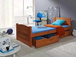 Jednolôžková posteľ 80x180 BRILON - jelša