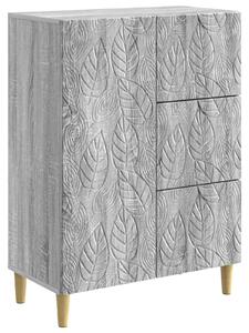 Servírovacia skriňa Sivý Sonoma 66 x 34,5 x 90 cm