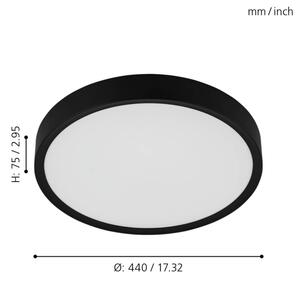 Eglo 98604 - LED Stropné svietidlo MUSURITA LED/33,5W/230V