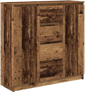 Komoda so zásuvkami, 100,5x35x98,5 cm, kompozitné drevo