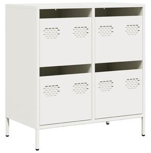 Komoda biela 68x39x73,5 cm oceľ valcovaná za studena