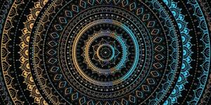 Obraz Mandala so vzorom slnka - 100x50