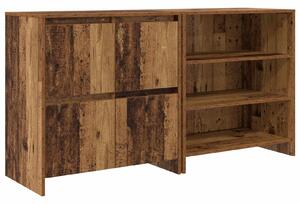Servírovacia skriňa 2 pcs Staré drevo 70 x 41 x 75 cm