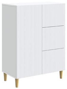 Servírovacia skriňa Biela 66 x 34,5 x 90 cm Kompozitné drevo