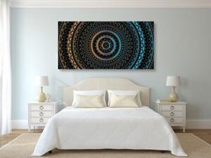 Obraz Mandala so vzorom slnka - 100x50