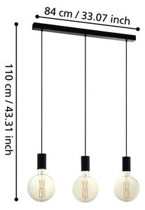 Eglo 98662 - Luster na lanku POZUETA 3xE27/40W/230V