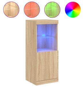 Komoda s LED svetlami dub sonoma 41x37x100 cm