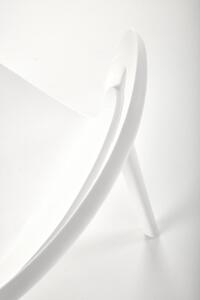 Biela plastová stolička K490
