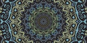Obraz abstraktná Mandala vo vintage štýle - 100x50